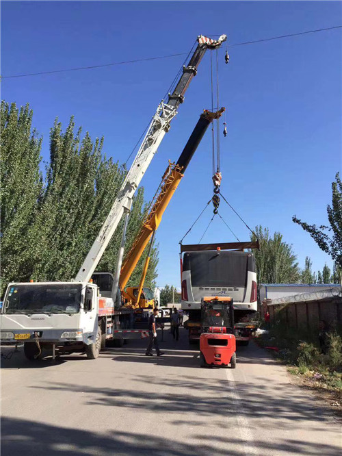 射阳县港口集装箱搬运案例